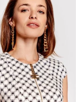 Elisabetta Franchi Γυναίκες Κοκτέιλ Φορέματα Φόρεμα κοκτέιλ AB-054-21E2-V440 Μπεζ Regular Fit -Elisabetta Franchi Εκπτώσεις unnamed file 1402