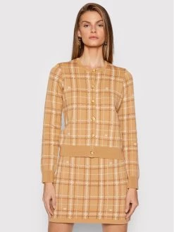 Elisabetta Franchi Γυναίκες Ζακέτες Ζακέτα MK-62A-16E2-V350 Καφέ Regular Fit