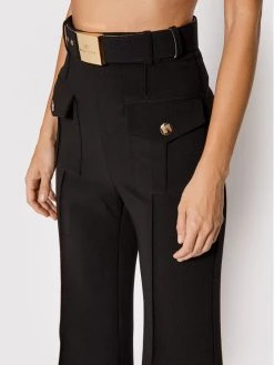 Elisabetta Franchi Γυναίκες Υφασμάτινα Παντελόνια Παντελόνι υφασμάτινο PA-013-16E2-V360 Μαύρο Regular Fit -Elisabetta Franchi Εκπτώσεις unnamed file 1422