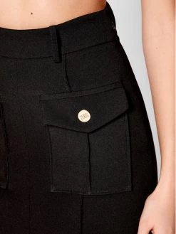 Elisabetta Franchi Γυναίκες Φούστες Pencil Φούστα από απομίμηση δέρματος GO-465-16E2-V320 Μαύρο Slim Fit -Elisabetta Franchi Εκπτώσεις unnamed file 1433