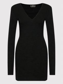 Elisabetta Franchi Γυναίκες Πλεκτά Φορέματα Φόρεμα υφασμάτινο AM-26Q-16E2-V490 Μαύρο Slim Fit -Elisabetta Franchi Εκπτώσεις unnamed file 1439