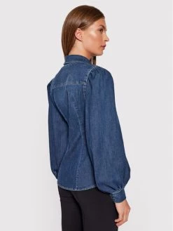 Elisabetta Franchi Γυναίκες Casual Πουκάμισα Τζιν πουκάμισο CJ-13S-16E2-V300 Σκούρο μπλε Regular Fit -Elisabetta Franchi Εκπτώσεις unnamed file 1442