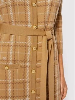 Elisabetta Franchi Γυναίκες Πλεκτά Φορέματα Φόρεμα υφασμάτινο AM-62A-16E2-V550 Καφέ Slim Fit -Elisabetta Franchi Εκπτώσεις unnamed file 1472