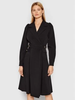 Elisabetta Franchi Γυναίκες Κοκτέιλ Φορέματα Φόρεμα κοκτέιλ AB-001-16E2-V460 Μαύρο Regular Fit