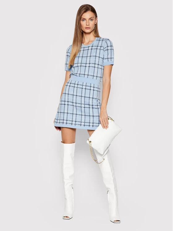 Elisabetta Franchi Γυναίκες Φούστα Mini GK-36A-16E2-V240 Μπλε Regular Fit 2 Elisabetta Franchi Γυναίκες Φούστα Mini GK-36A-16E2-V240 Μπλε Regular Fit - Image 2