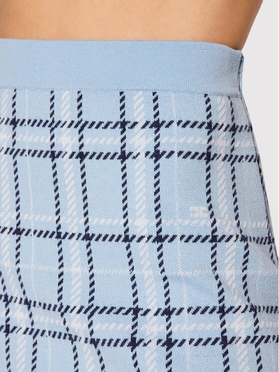 Elisabetta Franchi Γυναίκες Φούστα Mini GK-36A-16E2-V240 Μπλε Regular Fit 4 Elisabetta Franchi Γυναίκες Φούστα Mini GK-36A-16E2-V240 Μπλε Regular Fit - Image 4