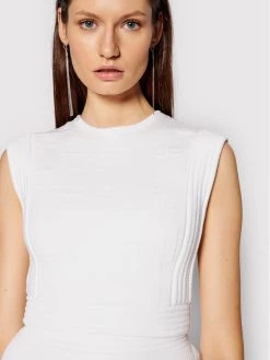 Elisabetta Franchi Γυναίκες Μπλουζάκια Μπλουζάκι TK-27Q-11E2-V340 Λευκό Slim Fit 9 Elisabetta Franchi Γυναίκες Μπλουζάκια Μπλουζάκι TK-27Q-11E2-V340 Λευκό Slim Fit -Elisabetta Franchi Εκπτώσεις unnamed file 1507