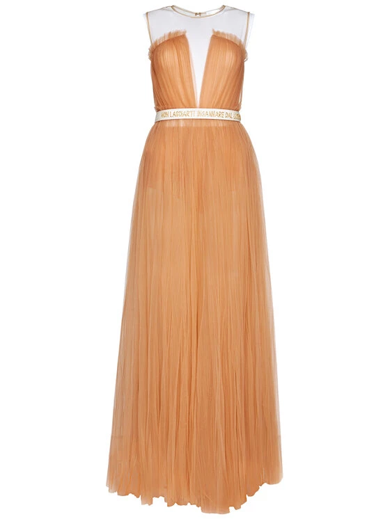 Elisabetta Franchi Γυναίκες Βραδινά Φορέματα Φόρεμα βραδινό AB-001-06E2-V769 Ροζ Waisted Fit 5 Elisabetta Franchi Γυναίκες Βραδινά Φορέματα Φόρεμα βραδινό AB-001-06E2-V769 Ροζ Waisted Fit - Image 5