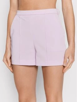 Elisabetta Franchi Γυναίκες Υφασμάτινα Σορτς Σορτς υφασμάτινο SH-017-22E2-V240 Μωβ Regular Fit