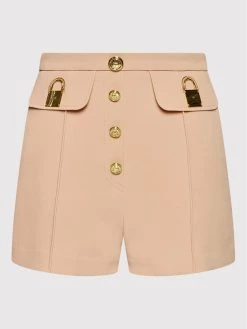 Elisabetta Franchi Γυναίκες Υφασμάτινα Σορτς Σορτς υφασμάτινο SH-012-22E2-V300 Μπεζ Regular Fit -Elisabetta Franchi Εκπτώσεις unnamed file 1554