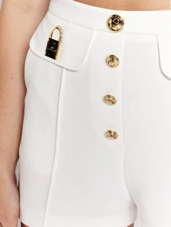 Elisabetta Franchi Γυναίκες Υφασμάτινα Σορτς Σορτς υφασμάτινο SH-012-22E2-V300 Λευκό Regular Fit 8 Elisabetta Franchi Γυναίκες Υφασμάτινα Σορτς Σορτς υφασμάτινο SH-012-22E2-V300 Λευκό Regular Fit -Elisabetta Franchi Εκπτώσεις unnamed file 1558