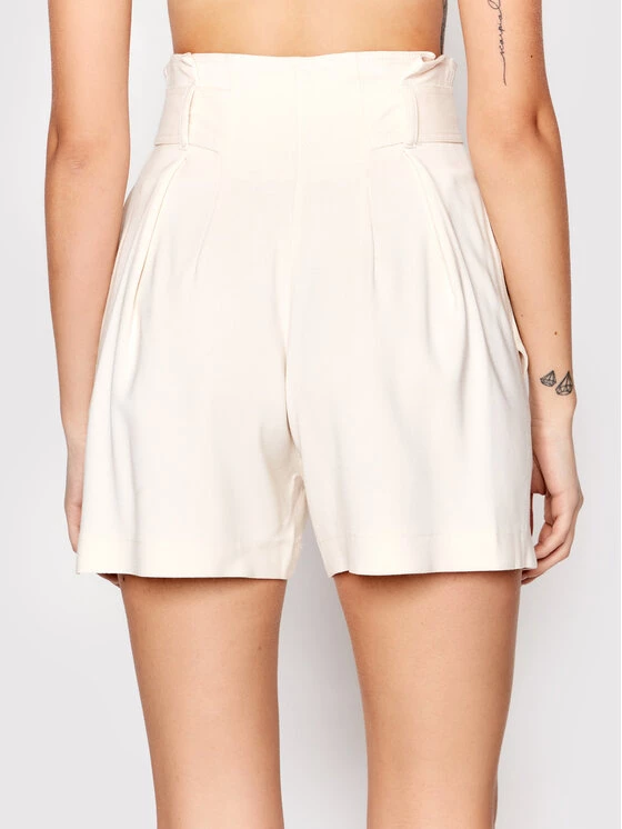 Elisabetta Franchi Γυναίκες Υφασμάτινα Σορτς Σορτς υφασμάτινο SH-008-21E-V300 Μπεζ Regular Fit 3 Elisabetta Franchi Γυναίκες Υφασμάτινα Σορτς Σορτς υφασμάτινο SH-008-21E-V300 Μπεζ Regular Fit - Image 3