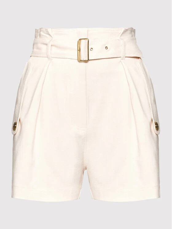 Elisabetta Franchi Γυναίκες Υφασμάτινα Σορτς Σορτς υφασμάτινο SH-008-21E-V300 Μπεζ Regular Fit 5 Elisabetta Franchi Γυναίκες Υφασμάτινα Σορτς Σορτς υφασμάτινο SH-008-21E-V300 Μπεζ Regular Fit - Image 5