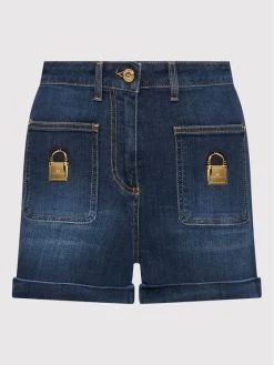 Elisabetta Franchi Γυναίκες Τζιν Σορτς Τζιν σορτσάκια HJ-12S-21E2-V320 Σκούρο μπλε Slim Fit -Elisabetta Franchi Εκπτώσεις unnamed file 1574