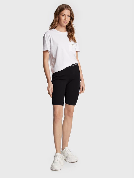 Elisabetta Franchi Γυναίκες Αθλητικά Σορτς Σορτς ποδηλασίας KS-05B-26E2-V210 Μαύρο Slim Fit 2 Elisabetta Franchi Γυναίκες Αθλητικά Σορτς Σορτς ποδηλασίας KS-05B-26E2-V210 Μαύρο Slim Fit - Image 2