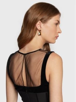 Elisabetta Franchi Γυναίκες Κοκτέιλ Φορέματα Φόρεμα κοκτέιλ AB-229-27E2-V420 Μαύρο Slim Fit -Elisabetta Franchi Εκπτώσεις unnamed file 164