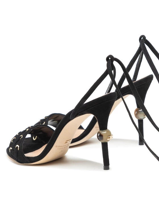 Elisabetta Franchi Γυναίκες Σανδάλια SA-02L-22E2-V490 Μαύρο 3 Elisabetta Franchi Γυναίκες Σανδάλια SA-02L-22E2-V490 Μαύρο - Image 3