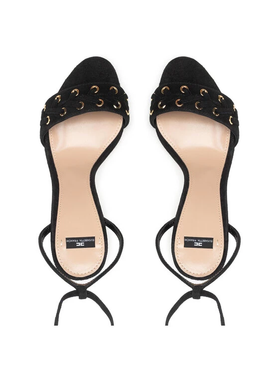 Elisabetta Franchi Γυναίκες Σανδάλια SA-02L-22E2-V490 Μαύρο 6 Elisabetta Franchi Γυναίκες Σανδάλια SA-02L-22E2-V490 Μαύρο - Image 6