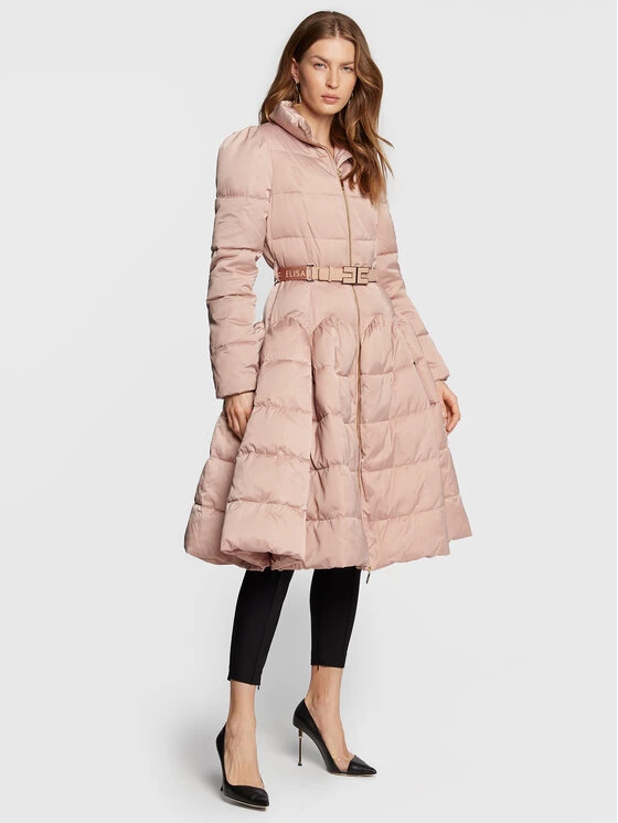 Elisabetta Franchi Γυναίκες Χειμωνιάτικα Μπουφάν Μπουφάν πουπουλένιο PI-45Z-26E2-V700 Ροζ Regular Fit 1 Elisabetta Franchi Γυναίκες Χειμωνιάτικα Μπουφάν Μπουφάν πουπουλένιο PI-45Z-26E2-V700 Ροζ Regular Fit