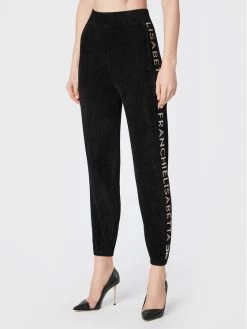 Elisabetta Franchi Γυναίκες Παντελόνια Φόρμας Παντελόνι φόρμας KP-26S-26E2-V360 Μαύρο Regular Fit