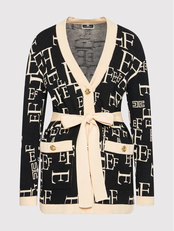 Elisabetta Franchi Γυναίκες Ζακέτες Ζακέτα MK-630-16E2-V590 Μαύρο Regular Fit 5 Elisabetta Franchi Γυναίκες Ζακέτες Ζακέτα MK-630-16E2-V590 Μαύρο Regular Fit - Image 5