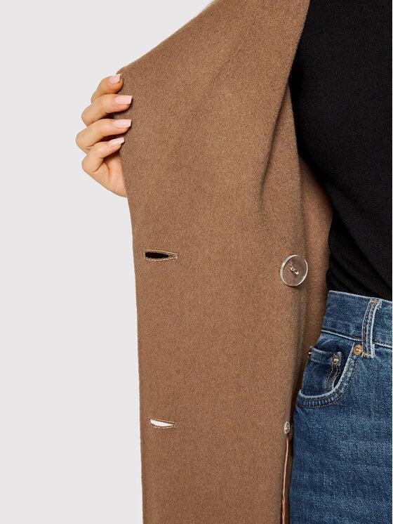 Elisabetta Franchi Γυναίκες Μεταβατικά Παλτά Μάλλινο παλτό CP-33W-16E2-V770 Καφέ Regular Fit 5 Elisabetta Franchi Γυναίκες Μεταβατικά Παλτά Μάλλινο παλτό CP-33W-16E2-V770 Καφέ Regular Fit - Image 5