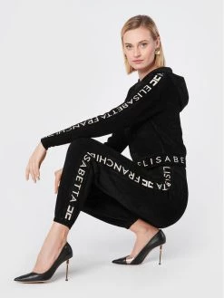 Elisabetta Franchi Γυναίκες Παντελόνια Φόρμας Παντελόνι φόρμας KP-26S-26E2-V360 Μαύρο Regular Fit 9 Elisabetta Franchi Γυναίκες Παντελόνια Φόρμας Παντελόνι φόρμας KP-26S-26E2-V360 Μαύρο Regular Fit -Elisabetta Franchi Εκπτώσεις unnamed file 175