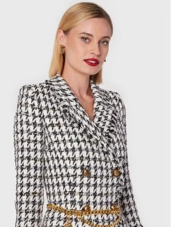 Elisabetta Franchi Γυναίκες Πλεκτά Φορέματα Φόρεμα υφασμάτινο AB-252-27E2-V800 Λευκό Regular Fit -Elisabetta Franchi Εκπτώσεις unnamed file 179