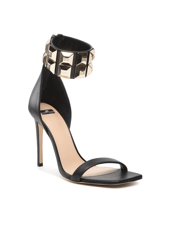 Elisabetta Franchi Γυναίκες Σανδάλια SA-25C-27E2-V640 Μαύρο 1 Elisabetta Franchi Γυναίκες Σανδάλια SA-25C-27E2-V640 Μαύρο