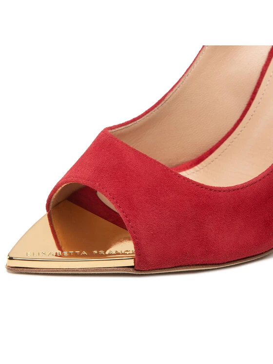Elisabetta Franchi Γυναίκες Σανδάλια SA-23C-27E2-V490 Κόκκινο 6 Elisabetta Franchi Γυναίκες Σανδάλια SA-23C-27E2-V490 Κόκκινο - Image 6