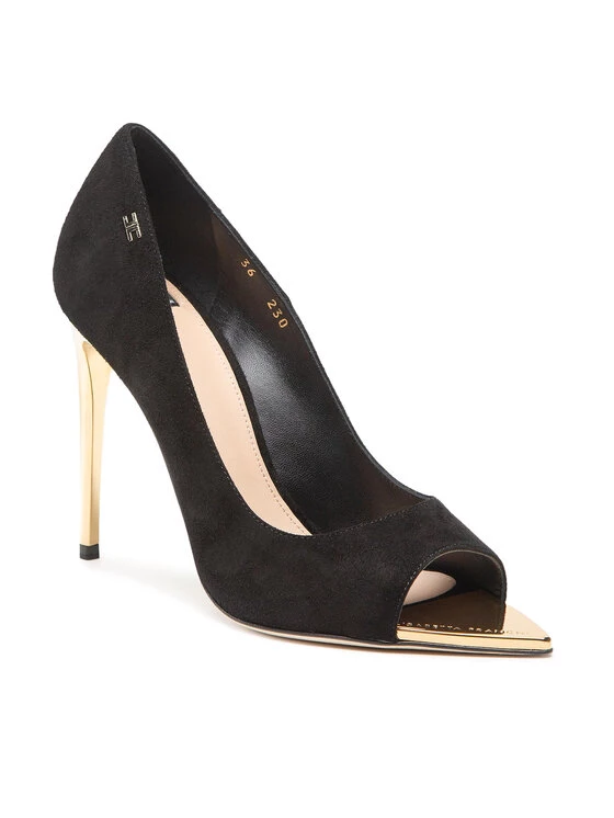 Elisabetta Franchi Γυναίκες Σανδάλια SA-23C-27E2-V490 Μαύρο 1 Elisabetta Franchi Γυναίκες Σανδάλια SA-23C-27E2-V490 Μαύρο