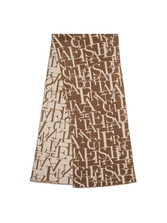 Elisabetta Franchi Γυναίκες Κασκόλ Πασμίνα SC-03Q-26E2-V250 Καφέ 1 Elisabetta Franchi Γυναίκες Κασκόλ Πασμίνα SC-03Q-26E2-V250 Καφέ