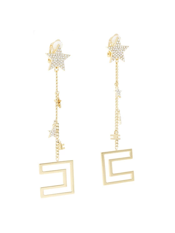 Elisabetta Franchi Γυναίκες Σκουλαρίκια με κλιπ OR-26B-27E2-V250 Χρυσό 1 Elisabetta Franchi Γυναίκες Σκουλαρίκια με κλιπ OR-26B-27E2-V250 Χρυσό