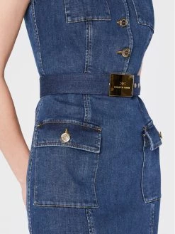 Elisabetta Franchi Γυναίκες Τζιν Φορέματα Φόρεμα τζιν AJ-26D-26E2-V680 Μπλε Regular Fit -Elisabetta Franchi Εκπτώσεις unnamed file 185