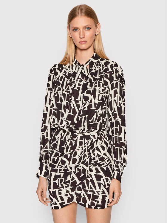 Elisabetta Franchi Γυναίκες Κοκτέιλ Φορέματα Φόρεμα κοκτέιλ AB-238-26E2-V400 Μαύρο Regular Fit 1 Elisabetta Franchi Γυναίκες Κοκτέιλ Φορέματα Φόρεμα κοκτέιλ AB-238-26E2-V400 Μαύρο Regular Fit