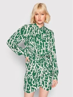 Elisabetta Franchi Γυναίκες Κοκτέιλ Φορέματα Φόρεμα κοκτέιλ AB-238-26E2-V400 Πράσινο Regular Fit