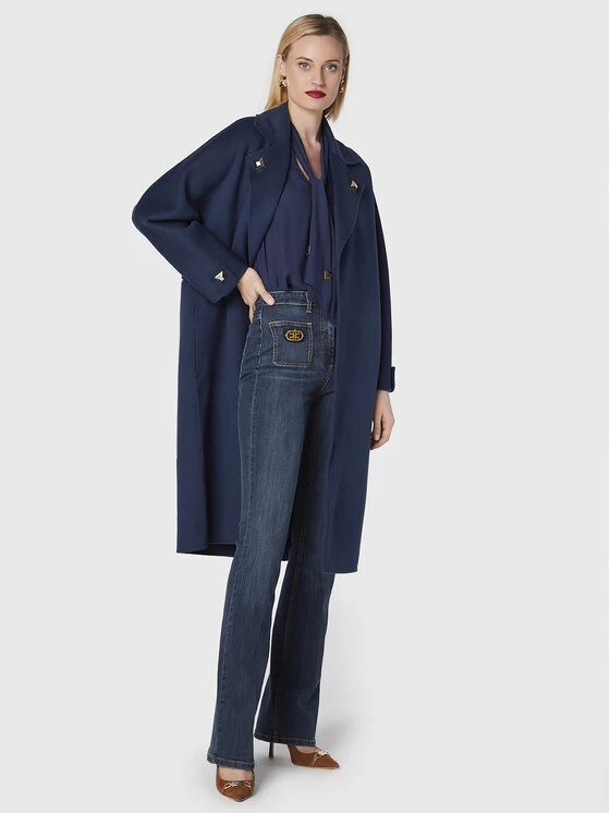 Elisabetta Franchi Γυναίκες Μπλουζάκια Μπλουζάκι CA-009-26E2-V290 Σκούρο μπλε Regular Fit 2 Elisabetta Franchi Γυναίκες Μπλουζάκια Μπλουζάκι CA-009-26E2-V290 Σκούρο μπλε Regular Fit - Image 2