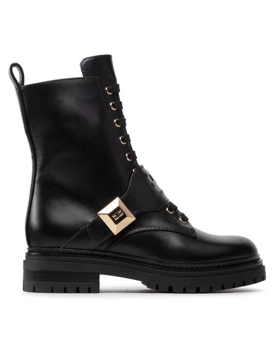 Elisabetta Franchi Γυναίκες Biker Μποτάκια Ορειβατικά παπούτσια SA-10B-26E2-V550 Μαύρο 2 Elisabetta Franchi Γυναίκες Biker Μποτάκια Ορειβατικά παπούτσια SA-10B-26E2-V550 Μαύρο - Image 2