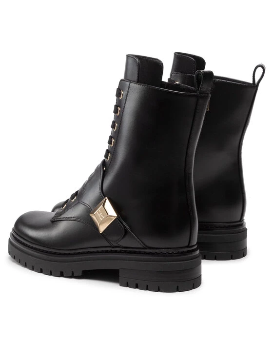 Elisabetta Franchi Γυναίκες Biker Μποτάκια Ορειβατικά παπούτσια SA-10B-26E2-V550 Μαύρο 3 Elisabetta Franchi Γυναίκες Biker Μποτάκια Ορειβατικά παπούτσια SA-10B-26E2-V550 Μαύρο - Image 3