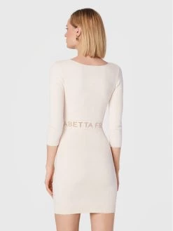 Elisabetta Franchi Γυναίκες Πλεκτά Φορέματα Φόρεμα υφασμάτινο AM-37S-26E2-V370 Μπεζ Slim Fit -Elisabetta Franchi Εκπτώσεις unnamed file 205