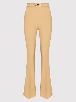 Elisabetta Franchi Γυναίκες Υφασμάτινα Παντελόνια Παντελόνι υφασμάτινο PA-021-26E2-V270 Μπεζ Regular Fit -Elisabetta Franchi Εκπτώσεις unnamed file 2067