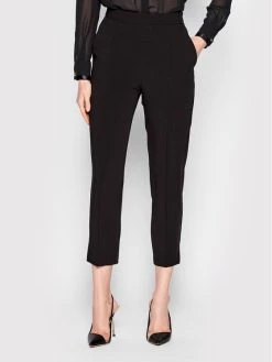 Elisabetta Franchi Γυναίκες Παντελόνια Chinos Παντελόνι Chino PA-015-26E2-V250 Μαύρο Slim Fit