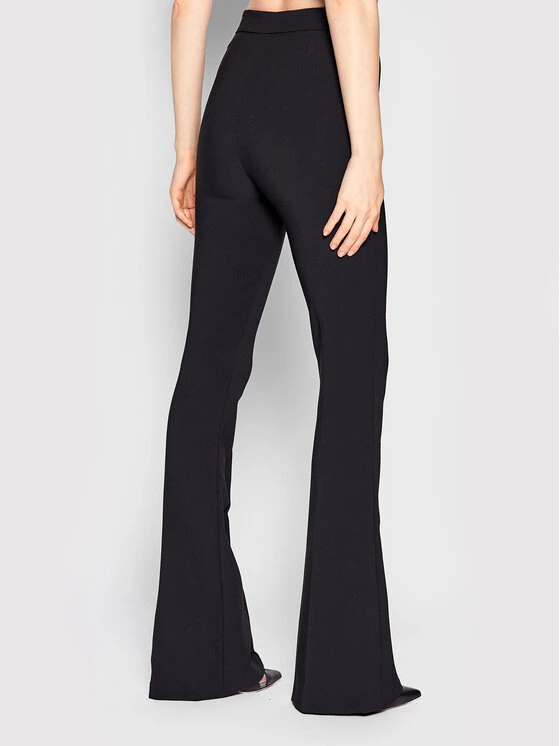 Elisabetta Franchi Γυναίκες Υφασμάτινα Παντελόνια Παντελόνι υφασμάτινο PA-021-26E2-V270 Μαύρο Regular Fit 3 Elisabetta Franchi Γυναίκες Υφασμάτινα Παντελόνια Παντελόνι υφασμάτινο PA-021-26E2-V270 Μαύρο Regular Fit - Image 3