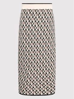 Elisabetta Franchi Γυναίκες Φούστες Pencil Φούστα Pencil GK-60Q-26E2-V260 Μπεζ Slim Fit -Elisabetta Franchi Εκπτώσεις unnamed file 2107