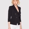 Elisabetta Franchi Γυναίκες Σακάκια & Μπλέιζερ Μπλέιζερ GI-030-26E2-V500 Μαύρο Slim Fit
