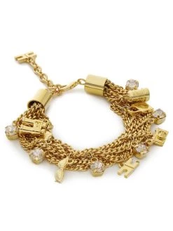 Elisabetta Franchi Γυναίκες Βραχιόλια Βραχιόλι BC-03A-22E2-V190 Χρυσό