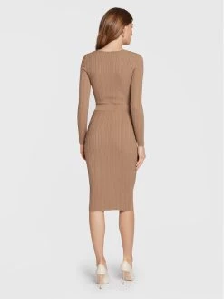 Elisabetta Franchi Γυναίκες Πλεκτά Φορέματα Φόρεμα υφασμάτινο AM-83S-27E2-V390 Καφέ Slim Fit -Elisabetta Franchi Εκπτώσεις unnamed file 22