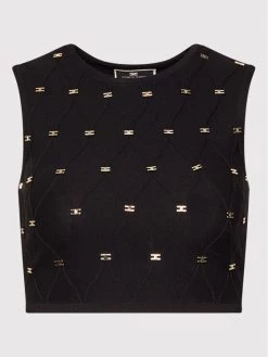 Elisabetta Franchi Γυναίκες Tops Τοπ TK-44B-21E2-V250 Μαύρο Slim Fit -Elisabetta Franchi Εκπτώσεις unnamed file 2255