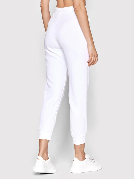 Elisabetta Franchi Γυναίκες Παντελόνια Φόρμας Παντελόνι φόρμας PA-004-21E2-V180 Λευκό Regular Fit 3 Elisabetta Franchi Γυναίκες Παντελόνια Φόρμας Παντελόνι φόρμας PA-004-21E2-V180 Λευκό Regular Fit - Image 3