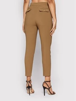 Elisabetta Franchi Γυναίκες Υφασμάτινα Παντελόνια Παντελόνι υφασμάτινο PA-038-22E2-V240 Καφέ Slim Fit -Elisabetta Franchi Εκπτώσεις unnamed file 2268